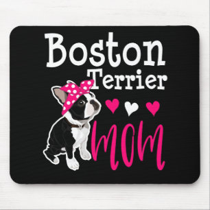 Boston Terrier Mamma Hundägare Funny Gift Musmatta