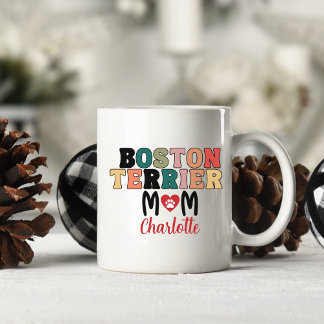 Boston Terrier Mamma Namn Kaffemugg