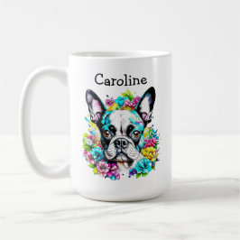 Boston Terrier Mamma Personlig Kaffemugg