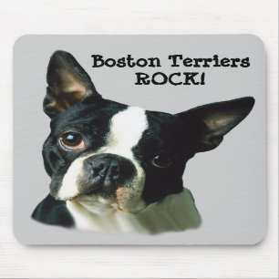 Boston Terrier Mousepad Musmatta