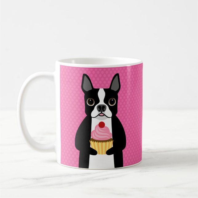 Boston Terrier Mugg (Vänster)