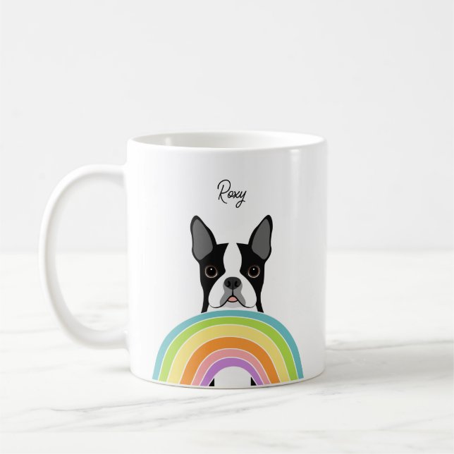 Boston Terrier Mugg (Vänster)