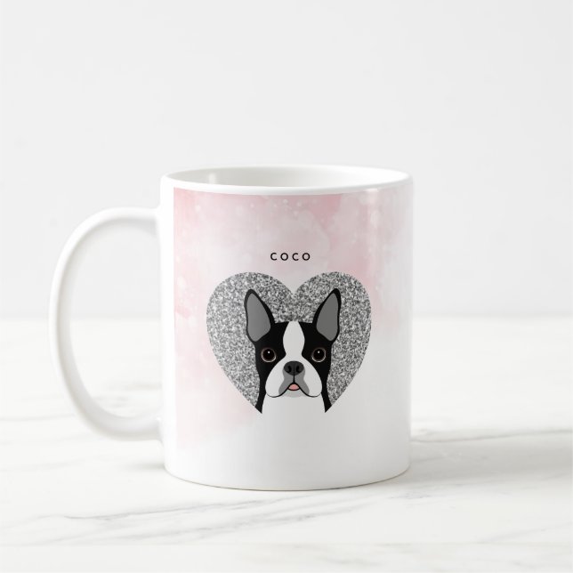 Boston Terrier Mugg (Vänster)