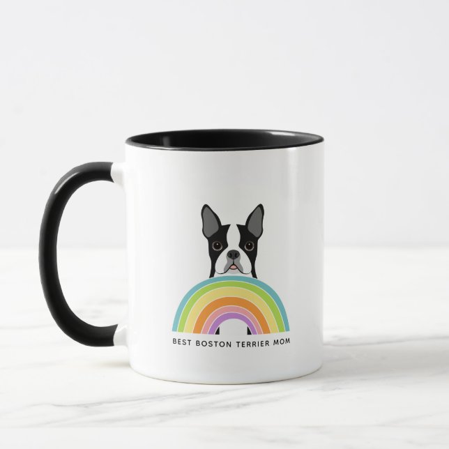 Boston Terrier Mugg (Vänster)