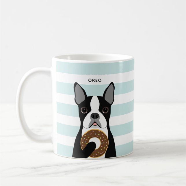 Boston Terrier Mugg (Vänster)