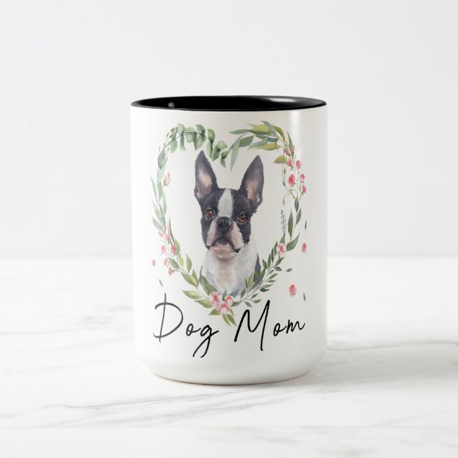 Boston Terrier Mugg Tumbler | Mugg-gåvor | Älskare (Center)