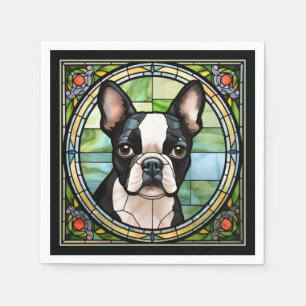 Boston Terrier Napkins Pappersservett