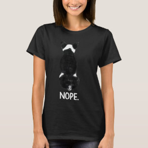 Boston Terrier Nope Sarkastic T Shirt
