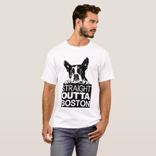 BOSTON TERRIER NWA SHIRT T-SHIRT