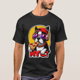 BOSTON TERRIER-NYC STIL 2 T SHIRT
