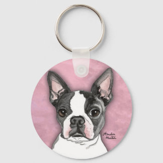 Boston Terrier Nyckelring