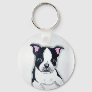 Boston Terrier Nyckelring