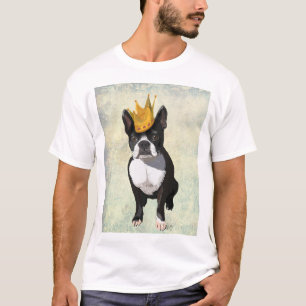 Boston Terrier och Krona T-shirt