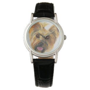 Boston Terrier Original Konst Armbandsur