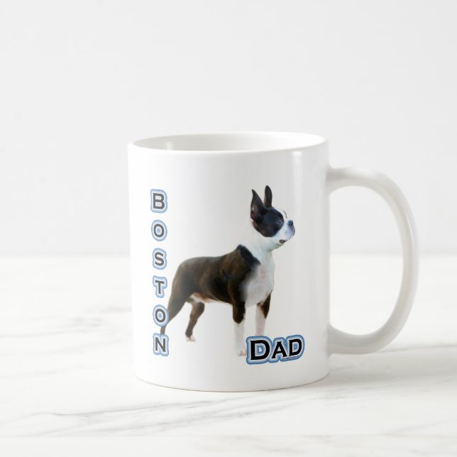 Boston Terrier Pappa 4 Kaffemugg (Höger)