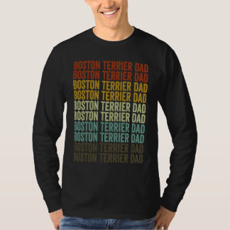 Boston Terrier Pappa Boston Terrier Hund Pappa T Shirt