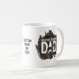 Boston Terrier Pappa Hund aveln Älskare Fars dag Kaffemugg