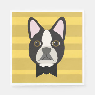 Boston Terrier Pappersservett