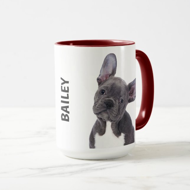 Boston Terrier Personlig mugg (Framsida höger)