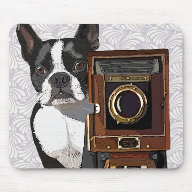 Boston Terrier Photographer 2 Musmatta (Framsidan)