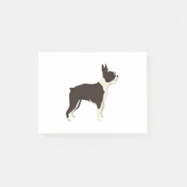 Boston Terrier Post-it Block