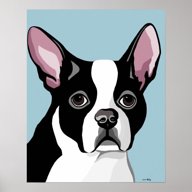 Boston Terrier Poster (Framsidan)