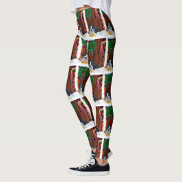 Boston Terrier Puppy-jul Leggings