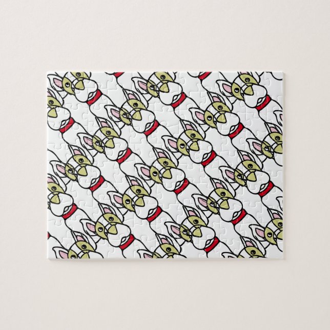 Boston Terrier Pussel (Horisontell)