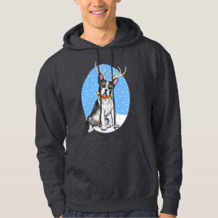 Boston Terrier Reindeer Munkjacka