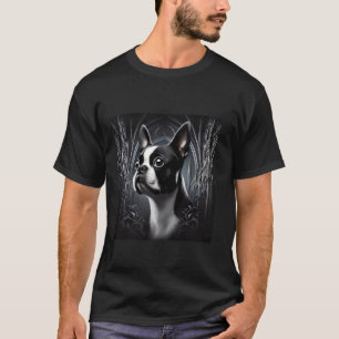 Boston Terrier Shirt Bostie Mamma Pappa Tee Hund P