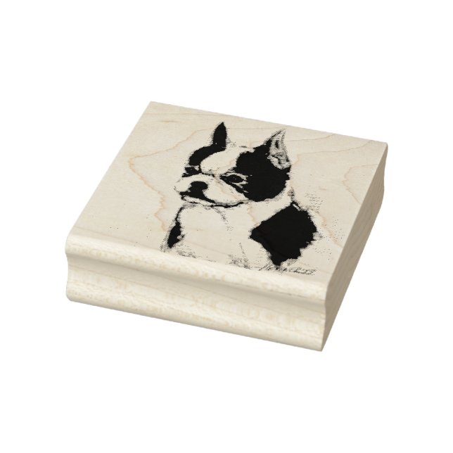 Boston Terrier Stämpel (Stämpel)