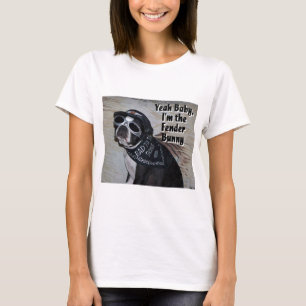 Boston Terrier: Stänkskärmkanin Tee Shirt