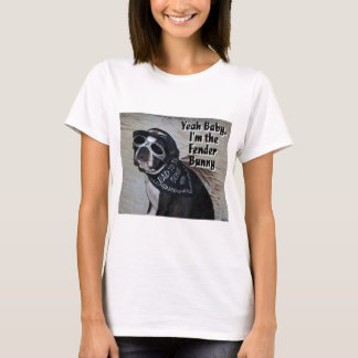 Boston Terrier:  Stänkskärmkanin Tee Shirt
