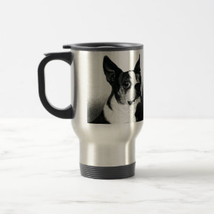 Boston Terrier Steel Mugg - Boston Stil