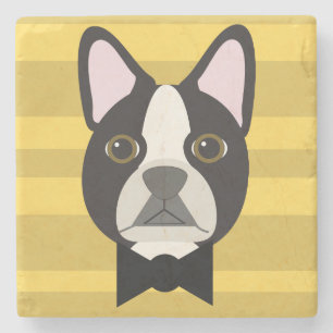 Boston Terrier Stenunderlägg