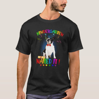 Boston Terrier Studenten, klass 22 Kindergarten T Shirt