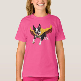 Boston Terrier Superassistance Barn T-Shirt