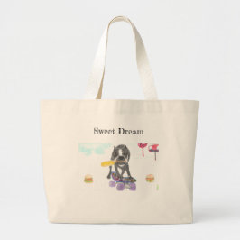 Boston Terrier Sweet Dream Jumbo Tygkasse