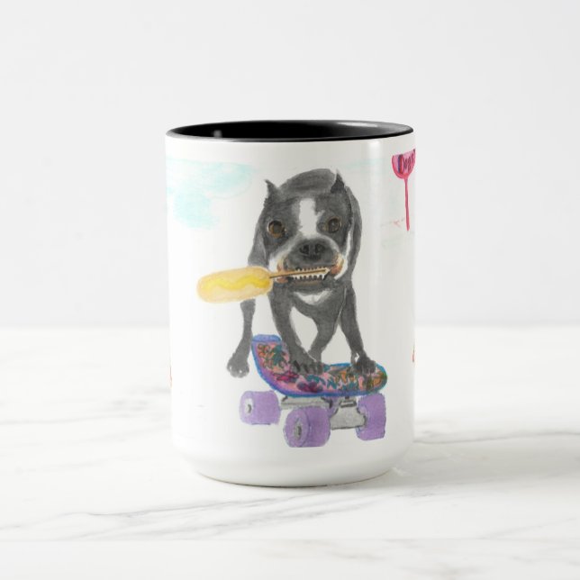 Boston Terrier Sweet Dream Mugg (Center)