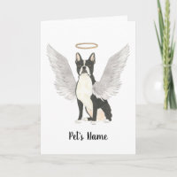 Boston Terrier Sympathy Memorial