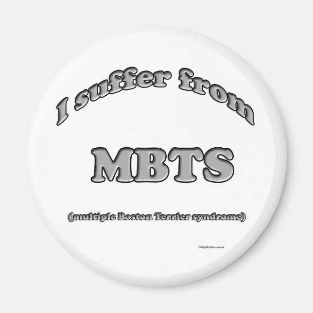 Boston Terrier Syndrome - Magnet (Framsidan)