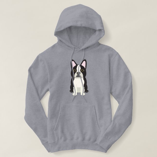 Boston Terrier T Shirt (Design framsida)