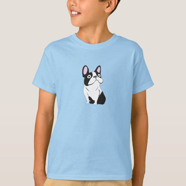 Boston Terrier T Shirt (Framsida)