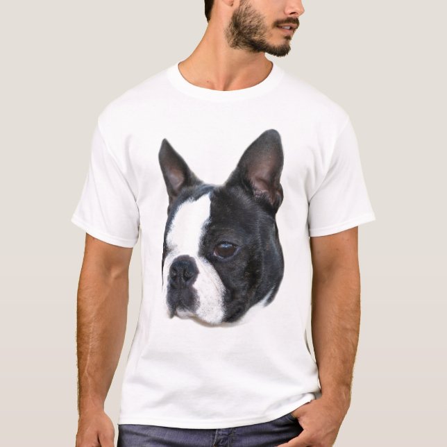 Boston Terrier T-shirt (Framsida)