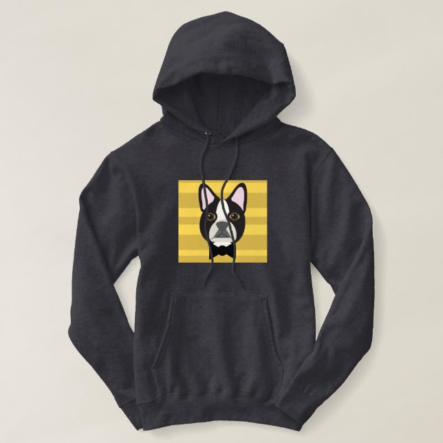 Boston Terrier T Shirt (Design framsida)