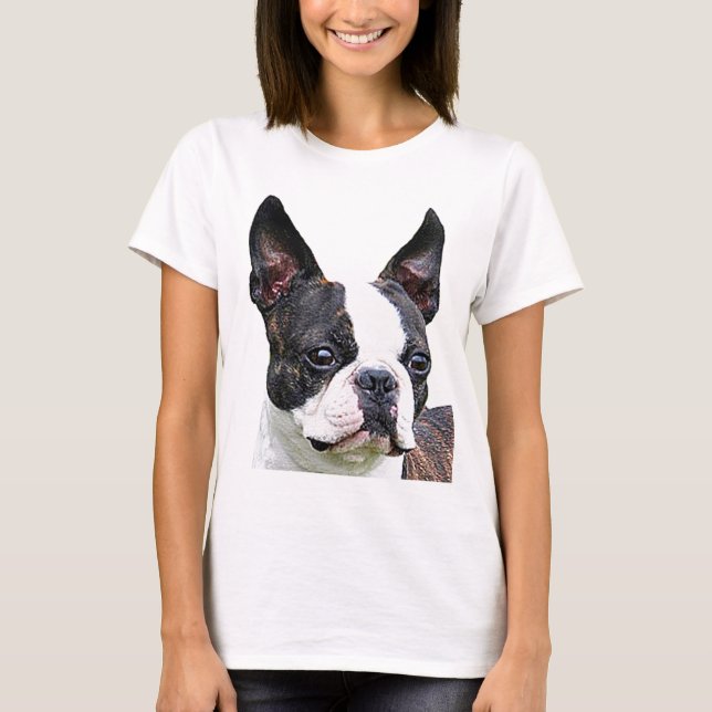 Boston terrier tee shirt (Framsida)