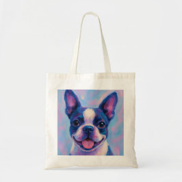 Boston Terrier Tote Bag Tygkasse