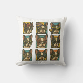 Boston Terrier Trendsetters Kudde