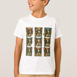 Boston Terrier Trendsetters T Shirt