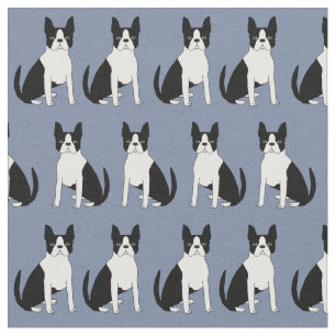 Boston Terrier-väv - söt boston-hund Tyg